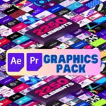 Graphics Pack for After Effects & Premiere Pro – 2250+ Motion Graphics, Titles & Transitions 🚀