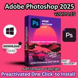Adobe Photoshop 2025 v26.7.0 for Windows | Pre-Activated | Lifetime License