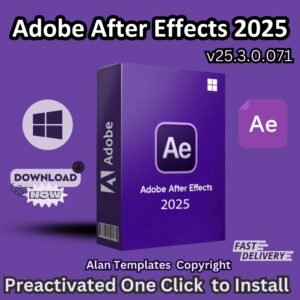 Adobe After Effects 2025 for Windows Preactivated Lifetime License